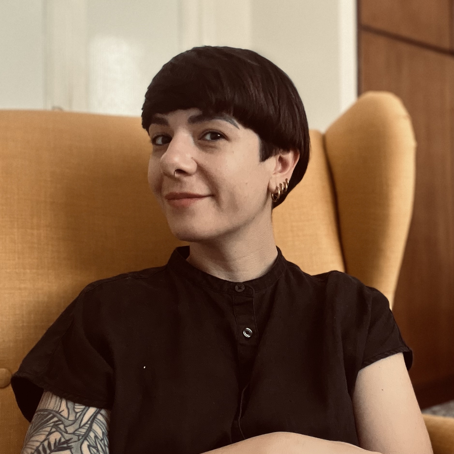 Sara Beomonte Zobel in studio